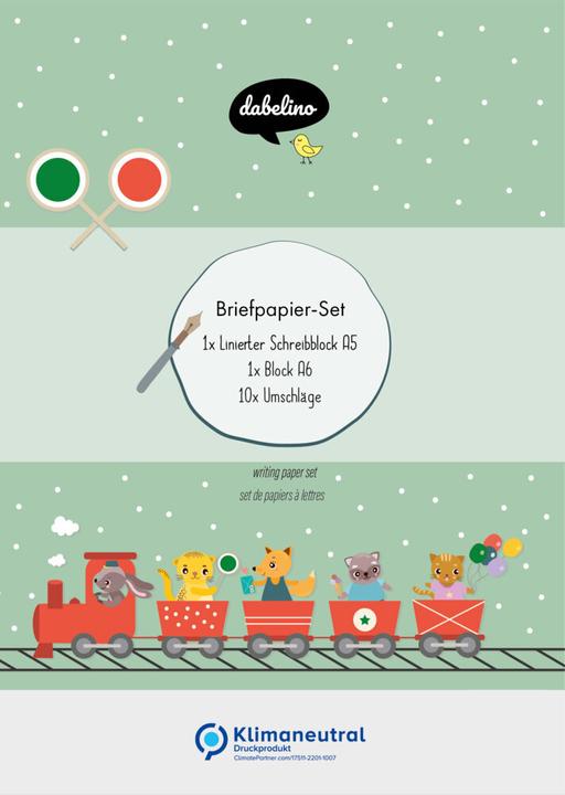 Produktbild Dabelino Liniertes Briefpapier-Set für Kinder: E (1 Stk.)