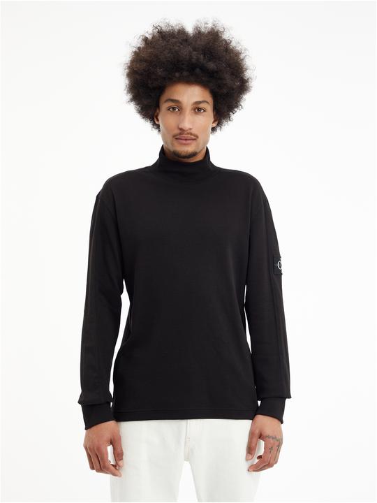 Immagine prodotto Calvin Klein Jeans Badge Waffle Blocking Mock Neck - M (M)
