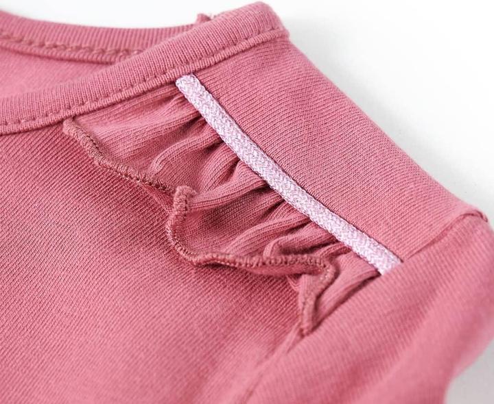 Produktbild VidaXL Kinder-Langarmshirt Himbeerrosa 92,Material: 95 % Baumwolle (92)