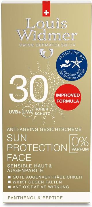 Image du produit Louis Widmer Protection solaire (Crème solaire visage, SPF 30, 50 ml, 80 g)