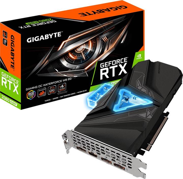Actual product image Gigabyte GeForce RTX 2080 Super Gaming OC Waterforce WB (8 GB)