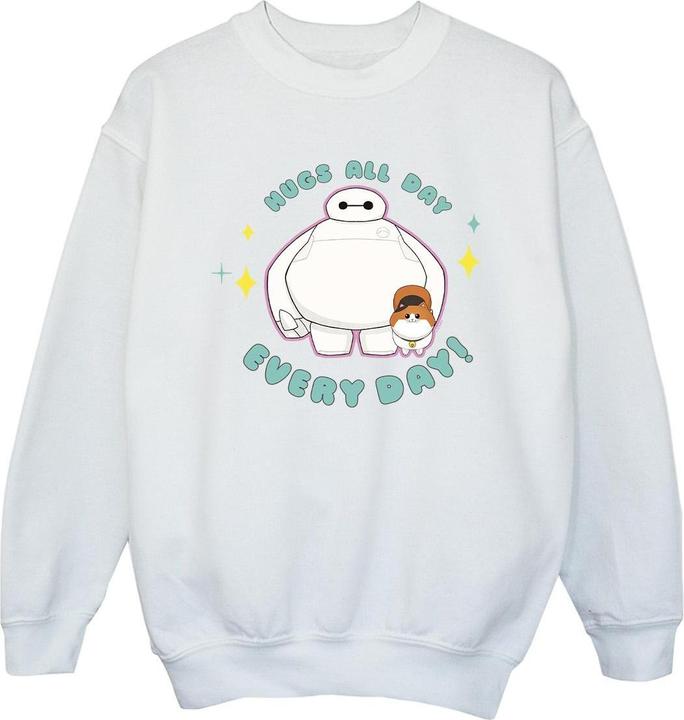 Immagine prodotto Disney Big Hero 6 Baymax Hugs Everyday Felpa Ragazze (140, 146)