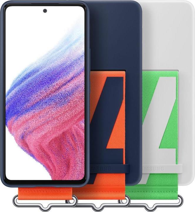 Actual product image Samsung Silicone cover with loop (Samsung Galaxy A53 5G)