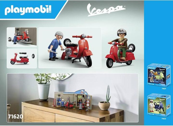Produktbild Playmobil 60er Vespa Werkstatt (71620, Playmobil City Life)