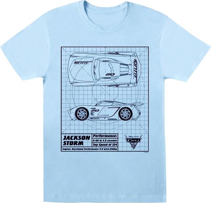 Produktbild Disney Cars Jackson Storm Blueprint TShirt (XL)