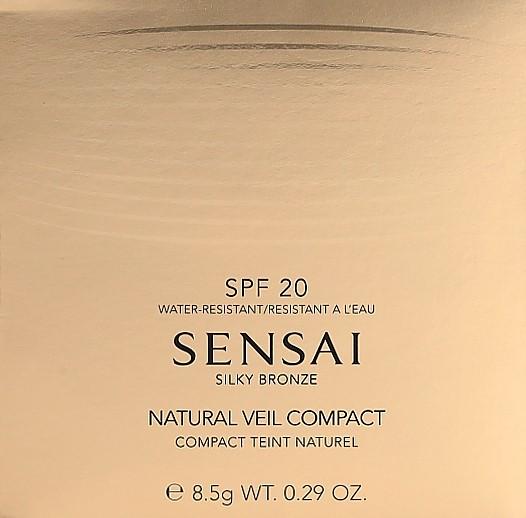 Actual product image Sensai Silky Bronze Natural Veil Compact (SC04 Foncé)