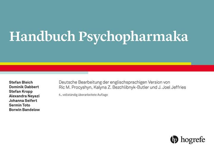 Actual product image Handbuch Psychopharmaka (German, Stefan Bleach, Johanna Seifert, Stefan Kropp, Alexandra Neyazi, Dominik Dabbert, 2022)
