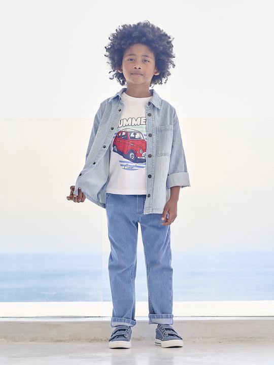 Produktbild Vertbaudet Jungen Cargohose, Denim-Style (152)