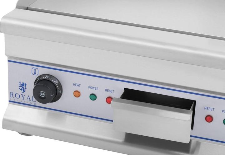 Produktbild Royal Catering Elektro Grillplatte Griddleplatte Griddle Bräter Grill 60cm Glatt 2 x 3200 W Neu (0.01 kW)