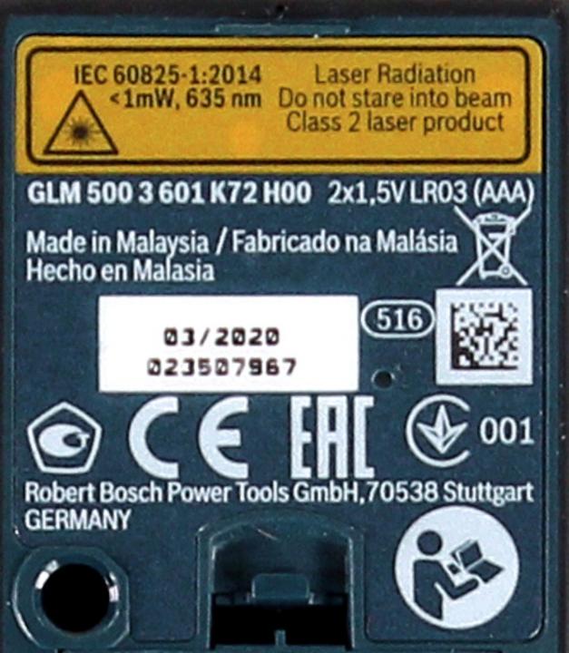 Produktbild Bosch Professional GLM 500 (50 m, 635 nm)