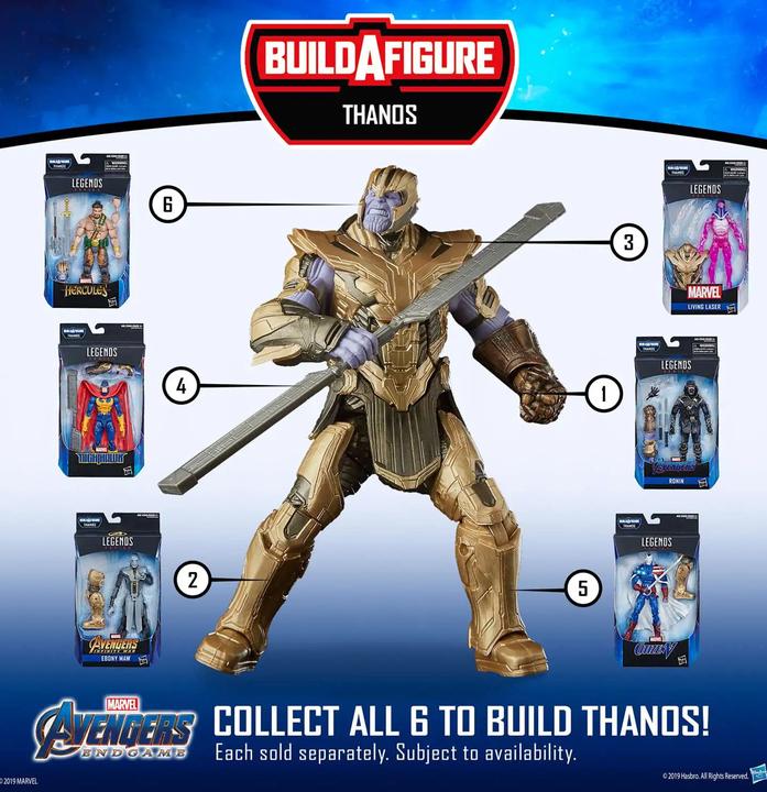 Image du produit Hasbro Avengers Endgame Marvel Legends Thanos Series Living Laser Action Figure
