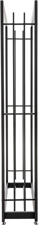 Produktbild Swisshandel24 Kaminholzständer Skadi 25x40x150, schwarz