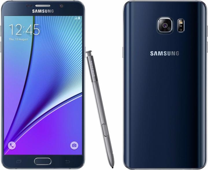 Produktbild Samsung Galaxy Note 5 (32 GB, Black Sapphire, 5.70", 16 Mpx, 4G)