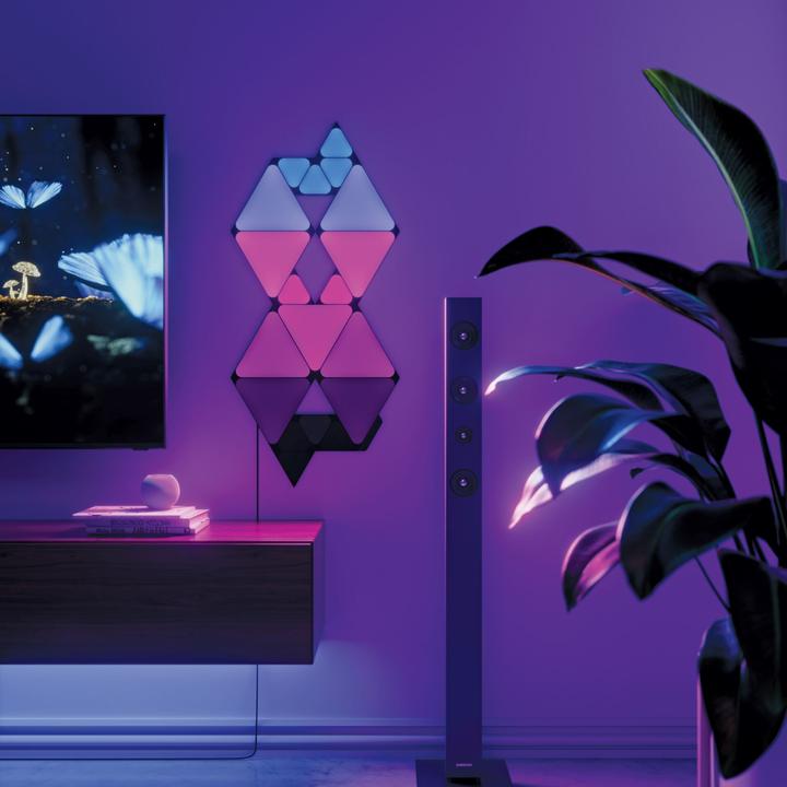 Produktbild Nanoleaf Shapes black mini Triangles exp. Pack 10 pk (7 lm)