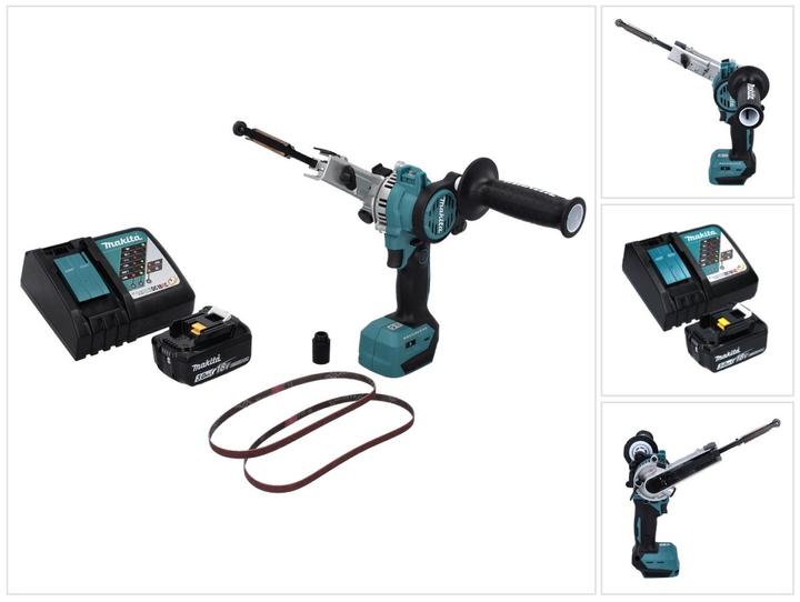 Actual product image Makita DBS 180 RF1 Battery band file 18 V 9 x 533 mm Brushless + 1x battery 3.0 Ah + charger (Belt sanders)