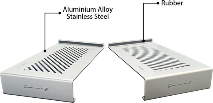 Immagine prodotto Edifier SS04 - silver - Speaker Stands - QR65 (Installazione a parete)