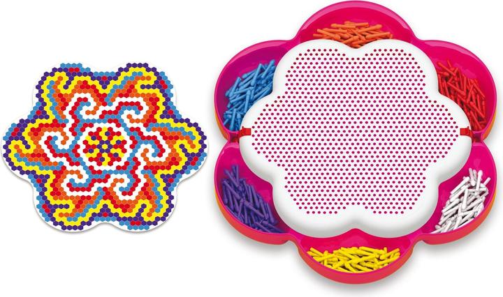 Actual product image Quercetti Pixel Art Mandala, 1200 pins (1200 pieces)
