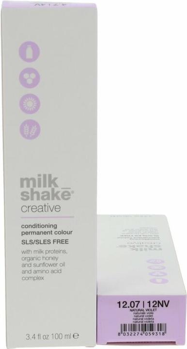 Produktbild Milk_Shake Vopsea permanenta Creative 12.0712NV, Violet Natural, 100ml (100ml, 12.0712NV, Violet Natural)