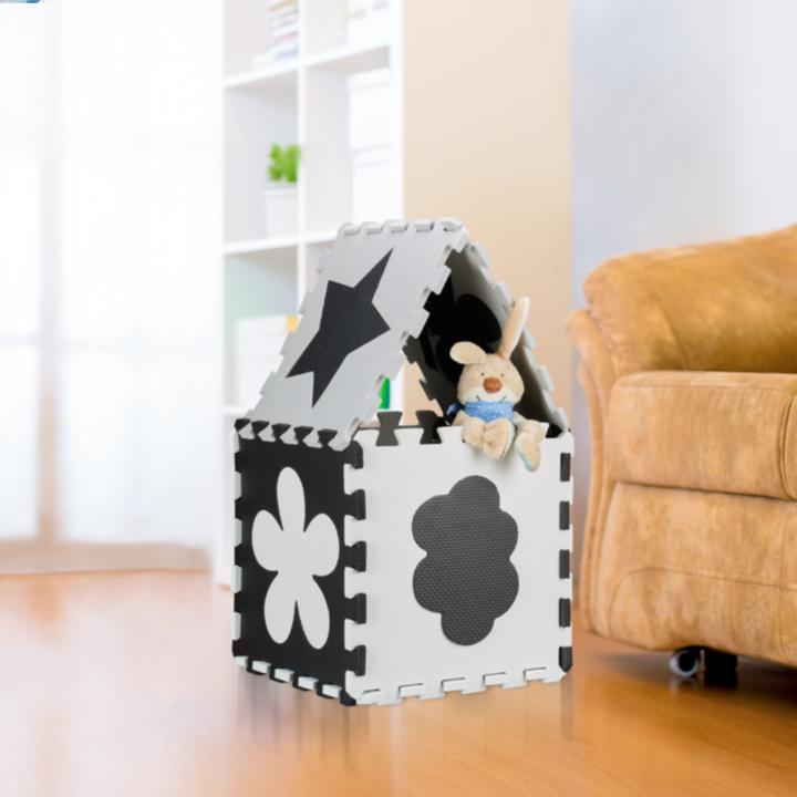 Produktbild Relaxdays Puzzlematte mit Rand und Motiven (31.5 x 31.5 x 1 cm)