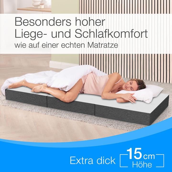 Produktbild Bestschlaf Premium Visco Klappmatratze (75 x 200 cm, Schaumstoffkern)
