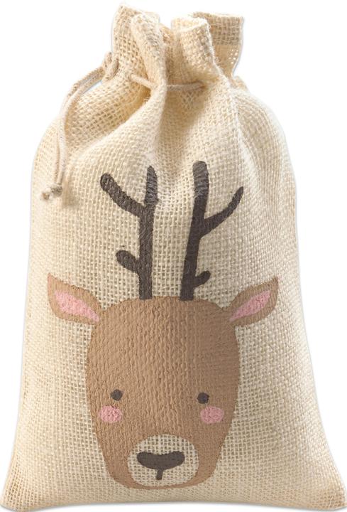 Immagine prodotto Folia 10 sacchetti Babbo Natale renna piccola (Borsa da regalo, 10 x)