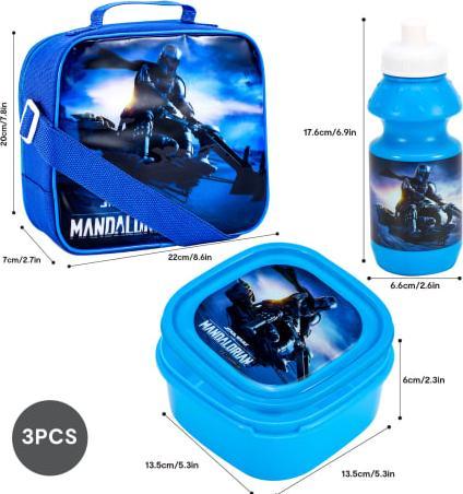 Immagine prodotto Star Wars Set di scatole da pranzo per bambini/ragazzi di The Mandalorian