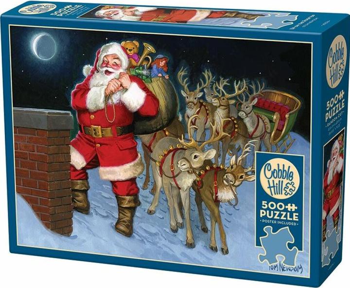 Actual product image Cobble Hill Puzzle 500 pieces XXL Pieces - Up on the Rooftop (500 pieces)