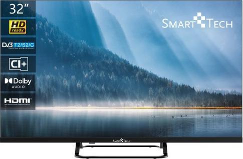 Produktbild Smart Tech TV 32 Zoll HD Fernseher, DVB-T2/C/S2, Dolby Audio, Hotel Mode, 2024 (32HN01V) (32", LED, HD ready, 2024)
