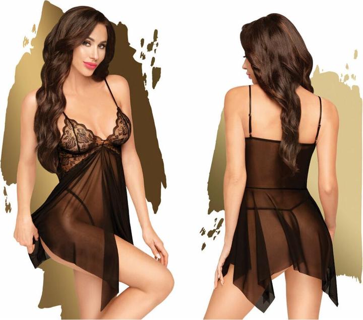Immagine prodotto Penthouse Lingerie Sweet beast - Babydoll con perizoma, 2 pezzi - nero (S)