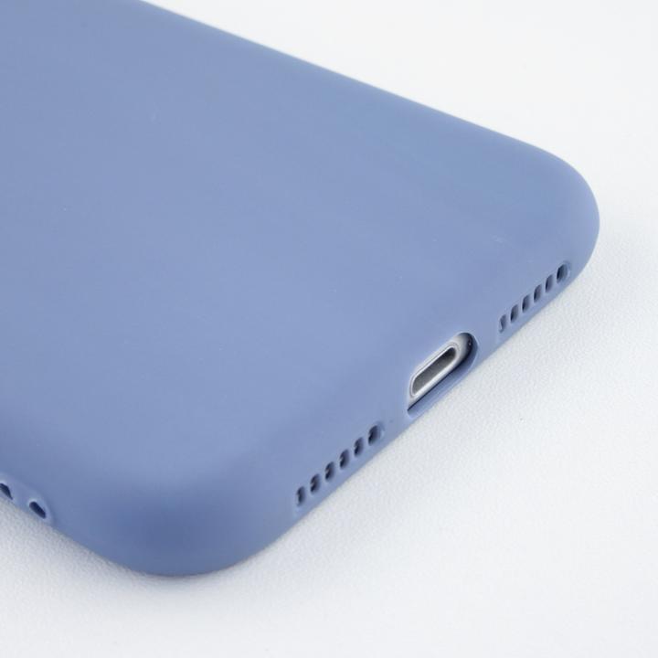 Actual product image PhoneLook Coque Silicone Mat Coeur Lavande (Apple iPhone 11)