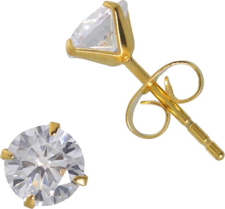 Image du produit Bijouteria Clous d'oreille (Acier inoxydable, Cristallin, Revêtement PVD)