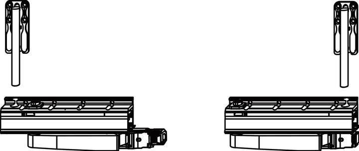 Maco SKB-S/SE Grundkarton Laufwagen, Schema A und C, 160 kg, rechts (455799)