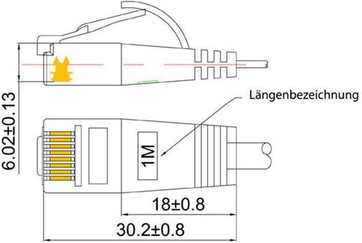 Immagine prodotto Wirewin Cavo di rete (U/UTP, CAT6, 0.15 m)
