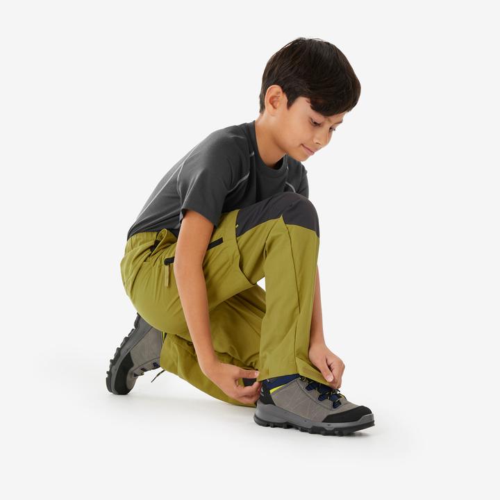 Produktbild Quechua Zip-Off-Hose Kinder Gr. 123–172 Wandern - MH500 khaki (10, 11, 12)