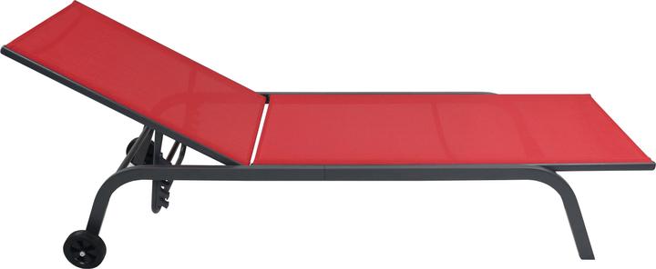 Produktbild VCM Sonnenliege Liegestuhl Rollen Sonlas (190 cm)