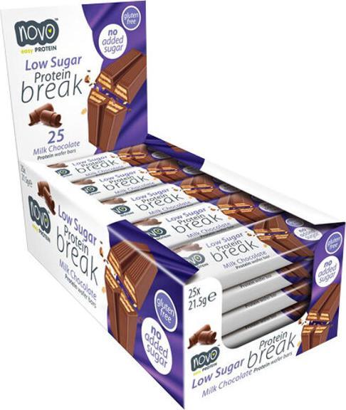 Immagine prodotto Novo Barretta proteica per la pausa (Cioccolato al latte, 16 pz., 16.21 g)
