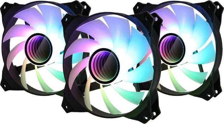 Immagine prodotto Zalman ZM-IF120 Infinity Mirror 120mm ARGB 3-Pack & Controller (120 mm, 3 x)