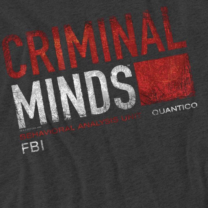 Immagine prodotto Criminal Minds Maglietta Carta del Titolo Adulto Unisex (M)
