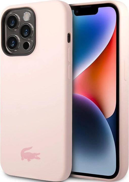 Image du produit Lacoste LCHCP14XSI iPhone 14 Pro Max 6,7" jasnoróżowy/rose pâle étui rigide en silicone (Apple iPhone 14 Pro Max)