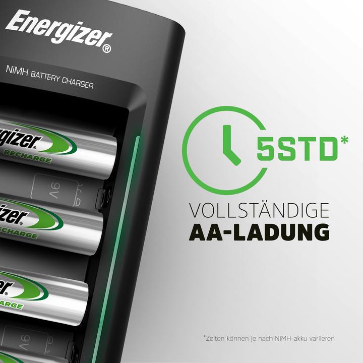 Immagine prodotto Energizer Ricarica universale (1 pz., D, AAA, AA, 9V Block, 2300 mAh, Caricabatterie senza batteria)
