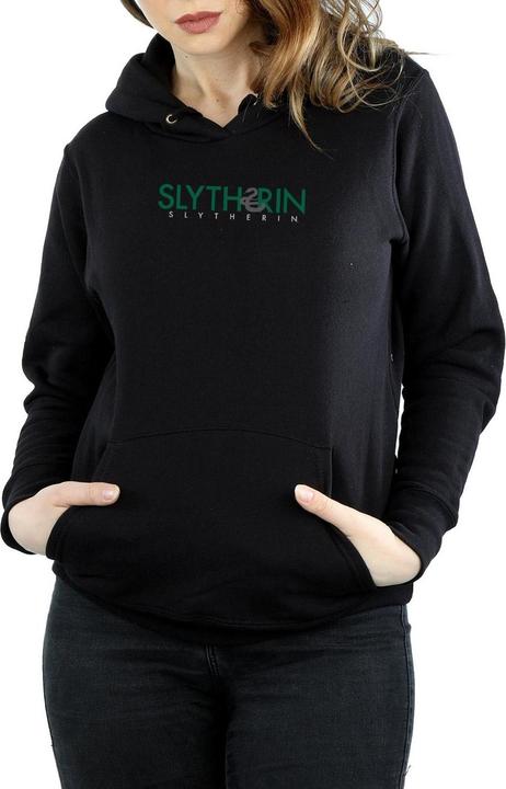Produktbild Slytherin Text Kapuzenpullover (M)