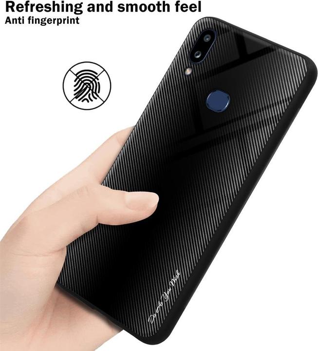 Produktbild Cadorabo TPU Gestreiftes Glas Cover (Samsung Galaxy A10s, Samsung Galaxy M01s)
