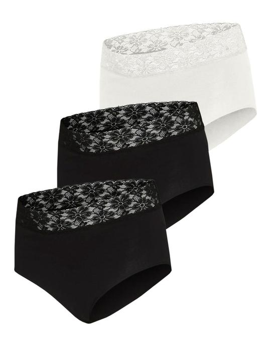 Mamalicious 3er-Pack Umstands-Unterhose Hipster Höschen