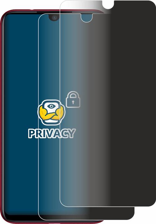 Produktbild BROTECT Sichtschutzfolie Anti-Spy Privacy Folie Blaulicht-Schutz (2 Stück, Xiaomi Redmi Note 7 Pro)