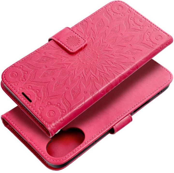 Immagine prodotto OEM Back panel cover MEZZO Book case for IPHONE 16 Plus mandala magenta (Apple iPhone 16 Plus)