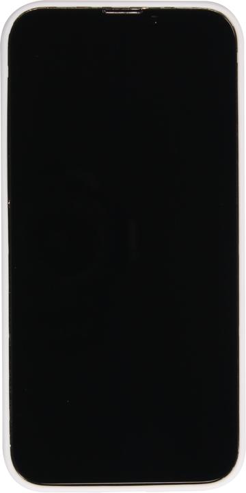 Actual product image PhoneLook Coque Silicone rigide blanc Shimmering Orange (Apple iPhone 13 Pro)