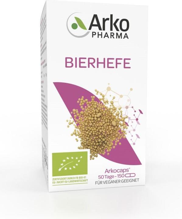 Actual product image Arkopharma Arkocaps Bierhefe Kapseln (150 Piece, Granulate, 125 g)