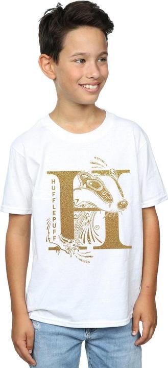 Image du produit - T-shirt HUFFLEPUFF GLITTER - Garçon (140, 146)