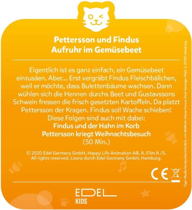 Actual product image Tigermedia Pettersson and Findus episode 3: turmoil in the vegetable patch (German)