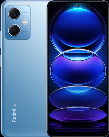 Produktbild Xiaomi Redmi Note 12 5G (128 GB, Ice Blue, 6.67", Hybrid Dual SIM, 48 Mpx, 5G)